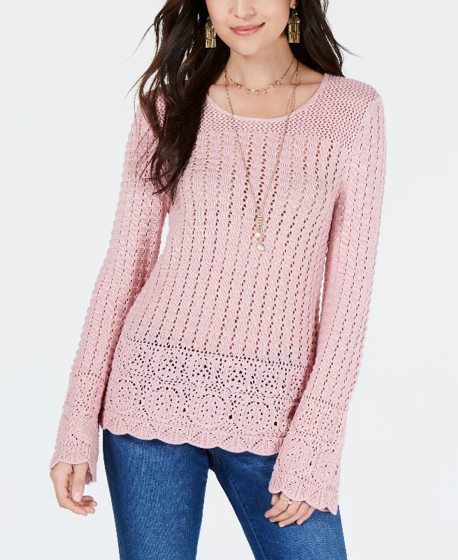Multi-Crochet Sweater Lace Blend Ribbed Blend Corduroy Blend