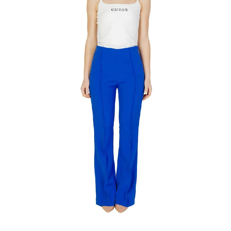 Blue Recycled Polyester Jeans & Pant