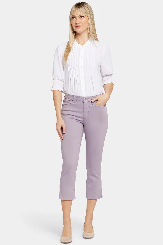 Chloe Capri Jeans - Lilac Chalk