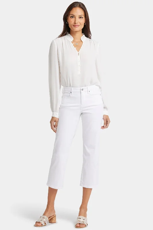 Relaxed Piper Crop Jeans - Optic White