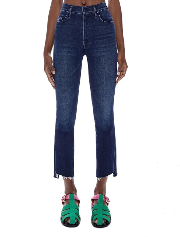 The Insider Crop Step Fray Jeans - MOTHER