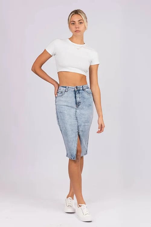 Wakee Jeans | Skirt | Acid Wash