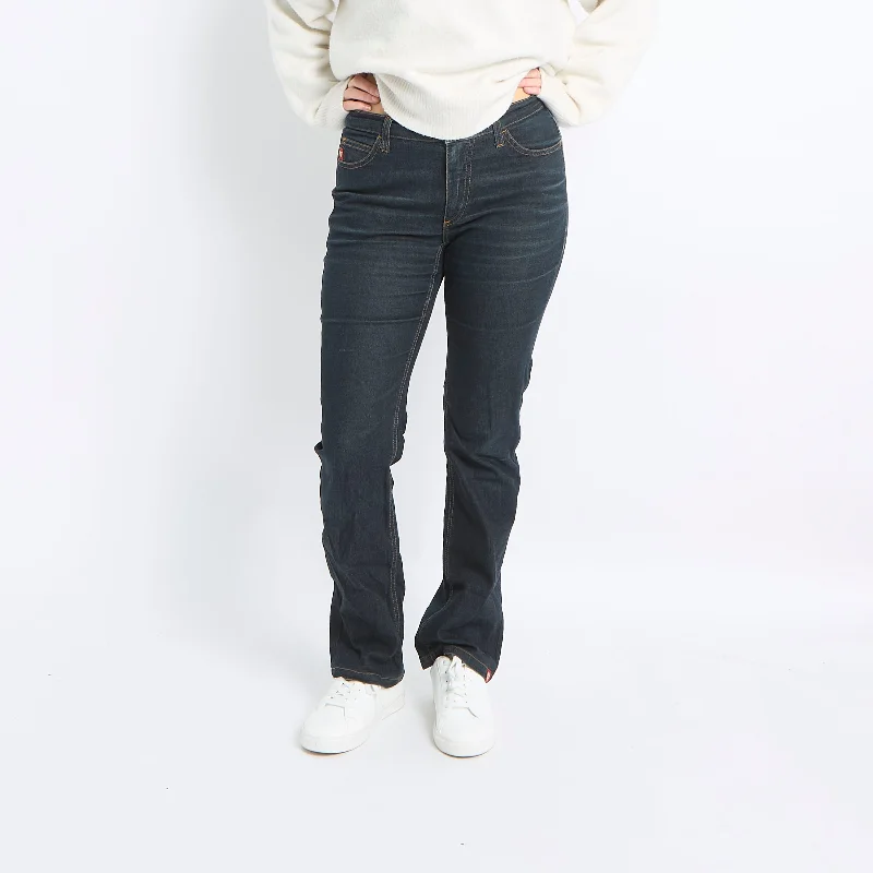 Guess Dark Wash Straight Leg Jeans - UK 10 Comfortable Dark Wash Jeans