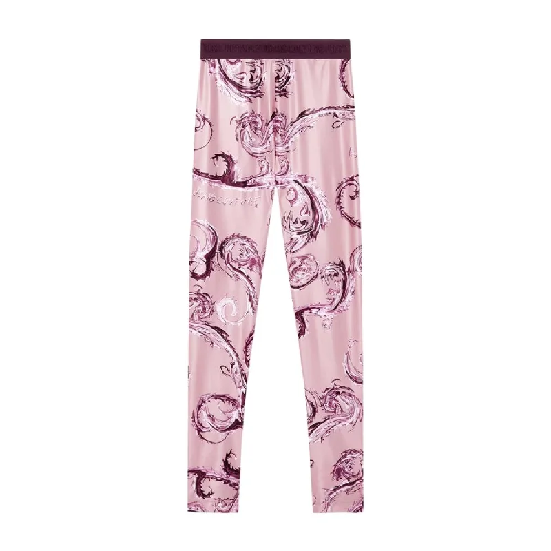 Versace Jeans Couture Chrome Couture Print Pink Leggings Fashionable Jeggings Style Jeans Versace Jeans Couture Chrome Couture Print Pink Leggings Fashionable Jeggings Style Jeans